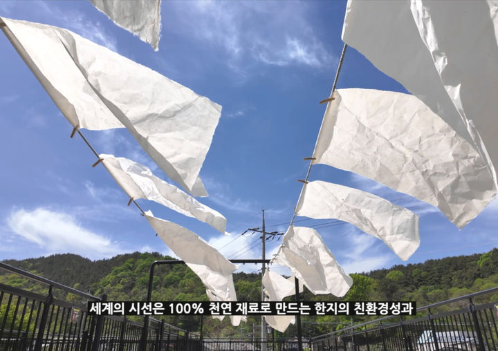 [서울=뉴시스] 전통 한지 영상 (사진=서경덕 교수팀 제공) 2026.06.05. photo@newsis.com *재판매 및 DB 금지