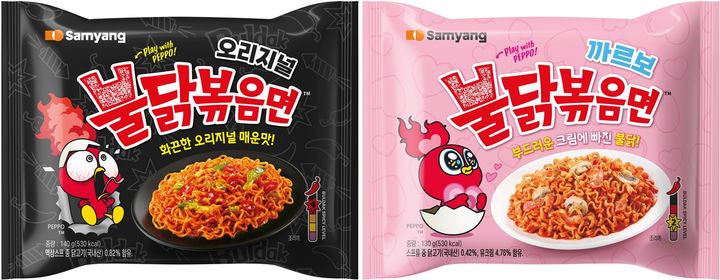[서울=뉴시스] 삼양식품 불닭 차세대 캐릭터 페포(PEPPO) 패키지(사진=삼양식품 제공) *재판매 및 DB 금지