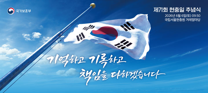 제71회 현충일 추념식, 6일 국립서울현충원서 거행