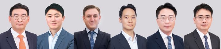  (왼쪽부터) 곽윤구 부대표, 김경구 부대표, 다니엘 퍼티그 부대표, 이준호 부대표, 최창윤 부대표, 홍진오 부대표. (사진=삼일PwC 제공) photo@newsis.com *재판매 및 DB 금지