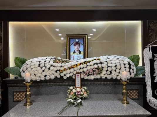 [광주=뉴시스] 고(故) 박영길 씨(56세) 빈소. (사진=우리이웃장애인재활센터 제공) 2026.06.05. photo@newsis.com *재판매 및 DB 금지