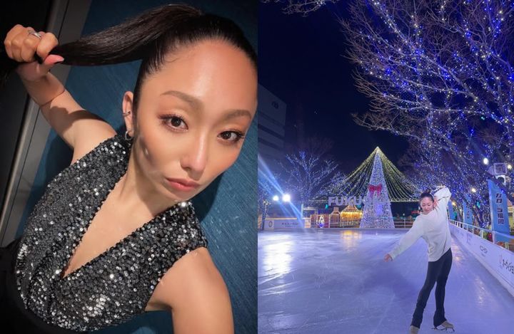 [서울=뉴시스] 김연아의 현역 시절 아사다 마오와 함께 일본 여자 피겨스케이팅 대표 선수로 꼽혔던 안도 미키(39)가 최근 예능에 출연해 싱글맘 생활과 아이의 친부에 대한 이야기를 전했다. (사진=안도 미키 인스타그램 갈무리) *재판매 및 DB 금지