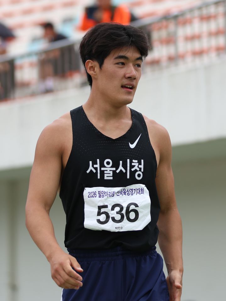 [서울=뉴시스] 남자 육상 박민수. (사진=대한육상연맹 제공) 2026.06.08. photo@newsis.com *재판매 및 DB 금지