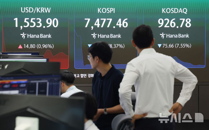 코스피 무너지자 증권주 동반 급락...신영증권 11%↓ - 뉴스 썸네일 이미지