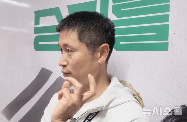 [사포판(멕시코)=뉴시스]이영표 KBS 해설위원. (사진=안경남 기자)