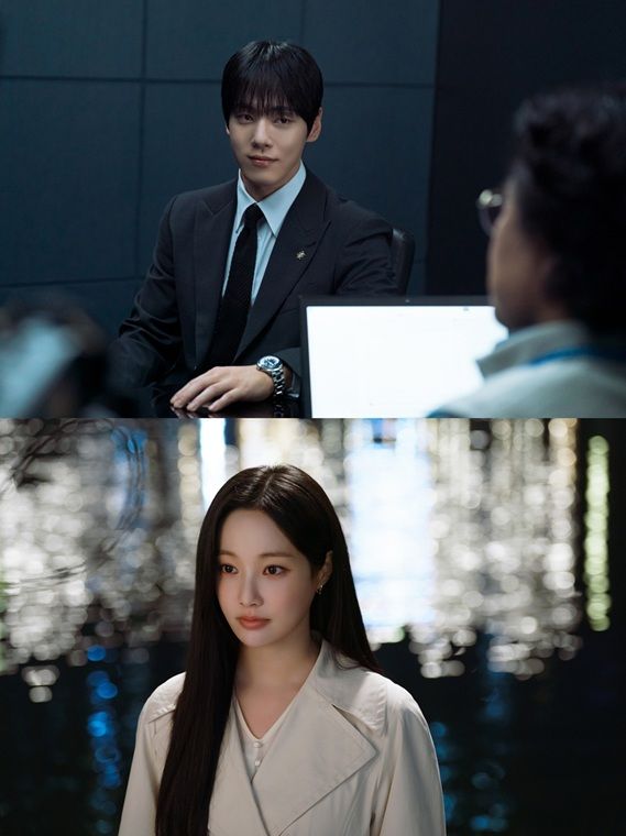 [서울=뉴시스] 위쪽붙 배우 김정현, 그룹 모모랜드 출신 연우. (사진=tvN 제공) *재판매 및 DB 금지