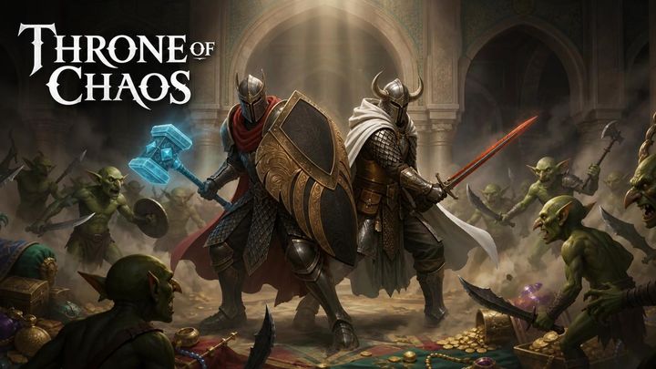 [서울=뉴시스] 넥써쓰가 수집형 전략 역할수행게임(RPG) '쓰론 오브 카오스'를 9일 크로쓰 플랫폼에 온보딩한다. (사진=넥써쓰 제공) *재판매 및 DB 금지