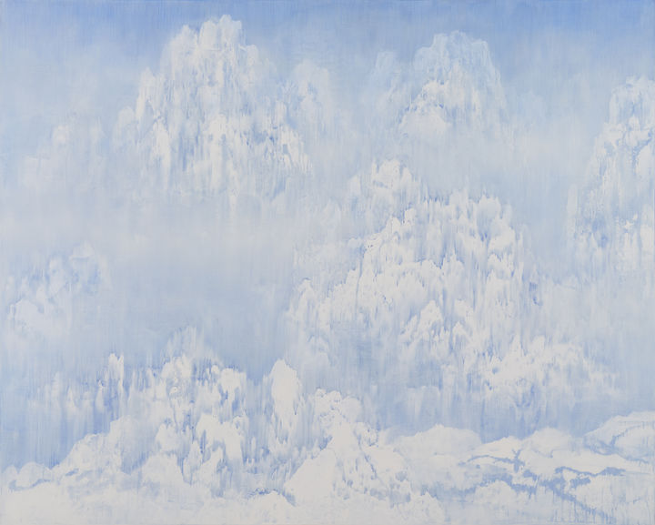 신몽유도원도 25-5, 캔버스+아크릴릭, 130x163cm, 2025 *재판매 및 DB 금지