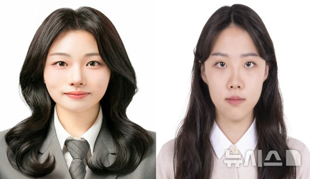 (왼쪽부터) 한국에너지공대(KENTECH·켄텍) 정자윤·김새봄 학생. (사진=켄텍 제공) photo@newsis.com *재판매 및 DB 금지