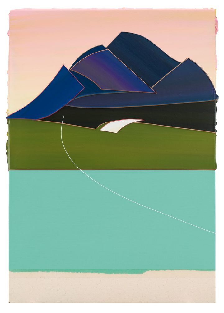 윤종석 차경 借景 Borrowing Landscape (NO. Trollstigen 20230706) 2026 acrylic on canvas 47.3x.66cm *재판매 및 DB 금지