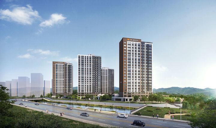[서울=뉴시스] '호반써밋 첨단3지구' A7블록 투시도 (사진=호반건설 제공) 2026.06.10. photo@newsis.com *재판매 및 DB 금지
