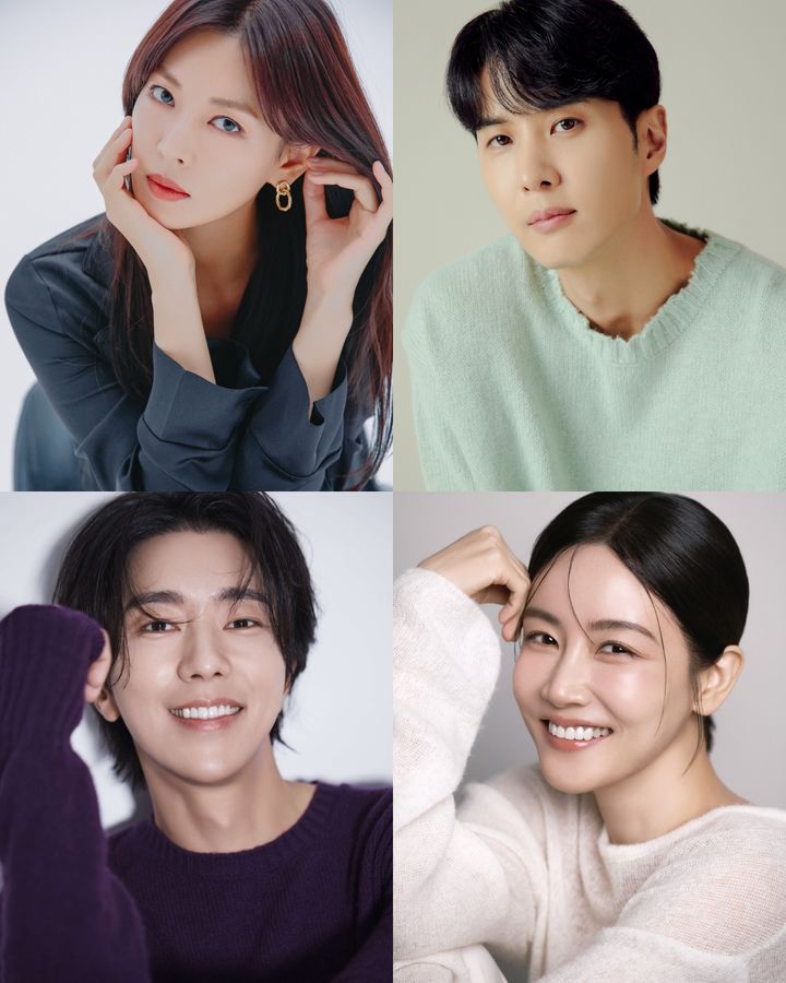 [서울=뉴시스] 왼쪽부터 시계방향으로 배우 김소연, 김지석, 황우슬혜, 윤현민. (사진=각 소속사 제공) 2026.06.10. photo@newsis.com *재판매 및 DB 금지