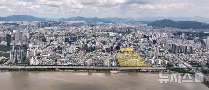 [서울=뉴시스] 성수3지구 항공 사진.
