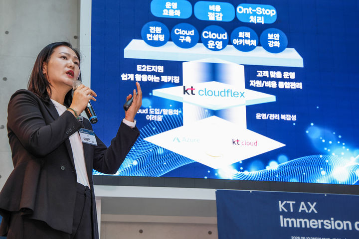 [서울=뉴시스]KT가 경기창조경제혁신센터, 아마존웹서비스, Databricks Korea, KT클라우드와 함께 경기도 성남시 ‘판교창업존’에서 ‘KT AX Immersion Day 2026 경기’를 진행했다. (사진=KT 제공) *재판매 및 DB 금지
