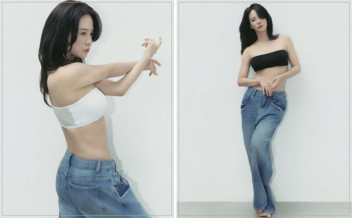 [서울=뉴시스] 배우 송지효가 자신이 운영하는 언더웨어 브랜드의 새 화보를 공개했다. (사진=소셜미디어 캡처) 2026.06.11. photo@newsis.com *재판매 및 DB 금지
