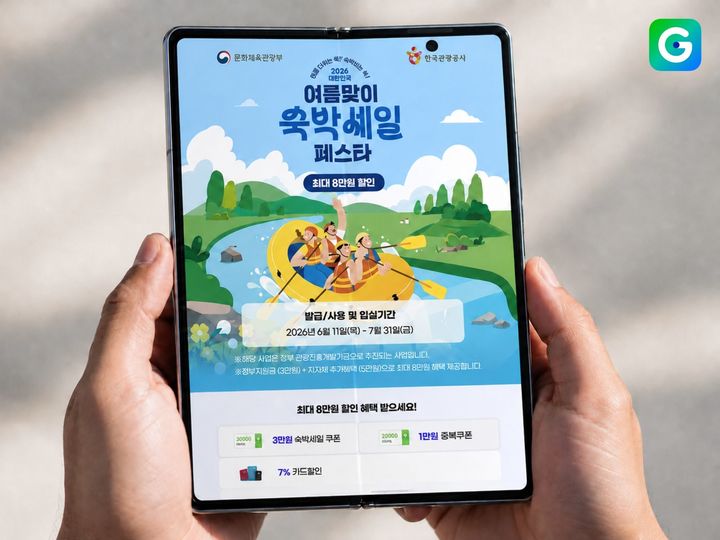 G마켓이 내달 31일까지 문화체육관광부와 한국관광공사가 주관하는 '대한민국 숙박세일 페스타 여름편'에 참여해 다양한 숙박상품을 할인 판매한다고 12일 밝혔다. *재판매 및 DB 금지