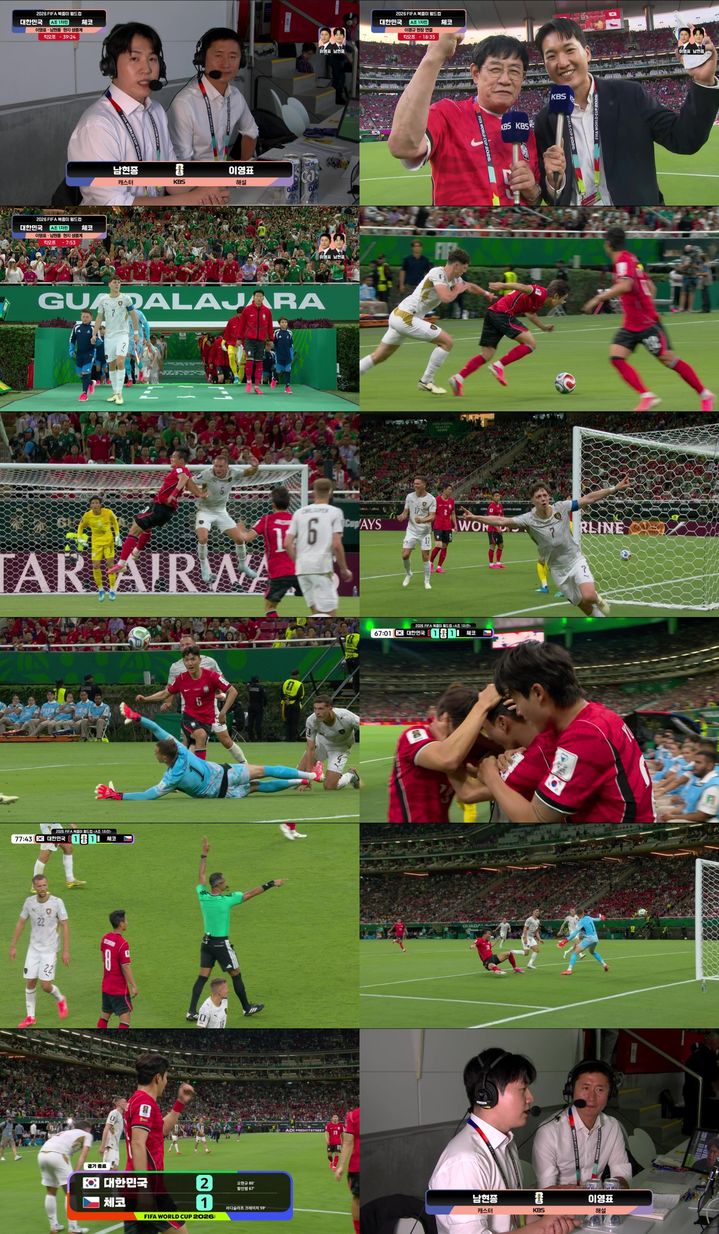 [서울=뉴시스] 이영표 KBS 해설위원이 한국 축구대표팀의 체코전 2대1 승리를 정확히 예측했다. (사진=KBS) 2026.06.12. photo@newsis.com&nbsp; *재판매 및 DB 금지