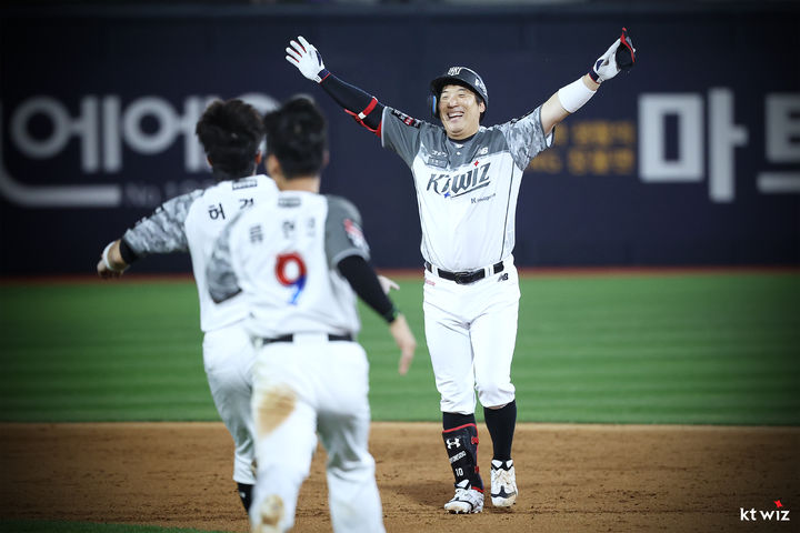 [서울=뉴시스] 프로야구 KT 위즈의 김현수. (사진 = KT 위즈 제공) *재판매 및 DB 금지