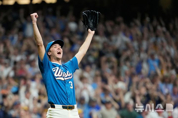 [밀워키=AP/뉴시스] 메이저리그(MLB) 밀워키 브루어스의 제이컵 미저로우스키. 2026.06.13