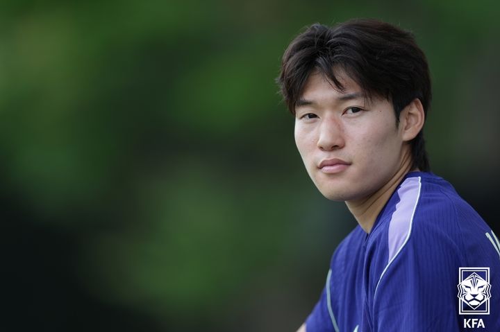 [서울=뉴시스] 축구 국가대표 미드필더 배준호. (사진=대한축구협회 제공)