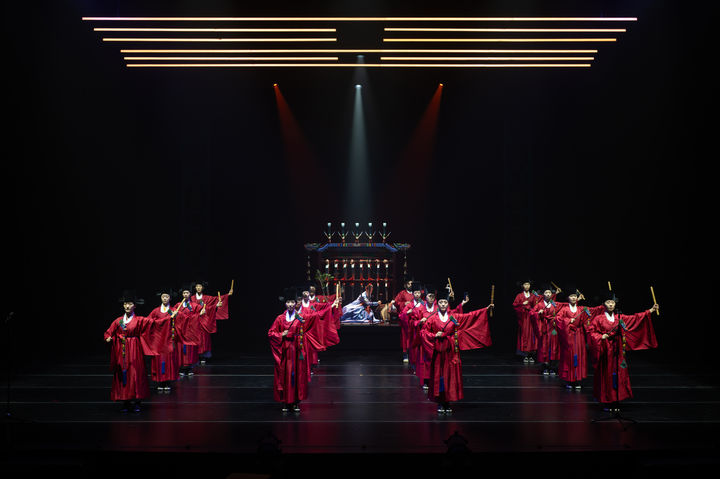 [서울=뉴시스] 지난 4월 11일 이뤄진 국립무형유산원 기획공연 산화비 (사진=국가유산청 제공) 2026.06.15. photo@newsis.com *재판매 및 DB 금지