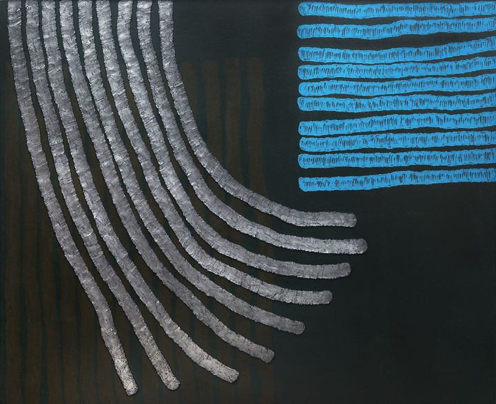 Line-Find the Spring (3-01)_130x97cm_Mixed media on canvas_2025 *재판매 및 DB 금지