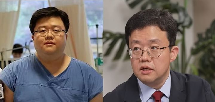 [서울=뉴시스] 지난 13일 구독자 87만명 유튜브 채널 '닥터딩요'에 출연한 장형우 분당서울대병원 흉부외과 교수는 "비만을 단순히 의지 문제라고 말할 수는 없다"고 주장했다. 장 교수는 체중 38㎏을 직접 감량한 바 있었다. (사진=닥터딩요 유튜브 채널 캡처)