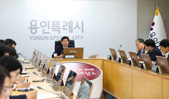 [용인=뉴시스] 15일 열린 르네상스 추진기획단 회의(사진=용인시 제공) 2026.06.15 photo@newsis.com *재판매 및 DB 금지