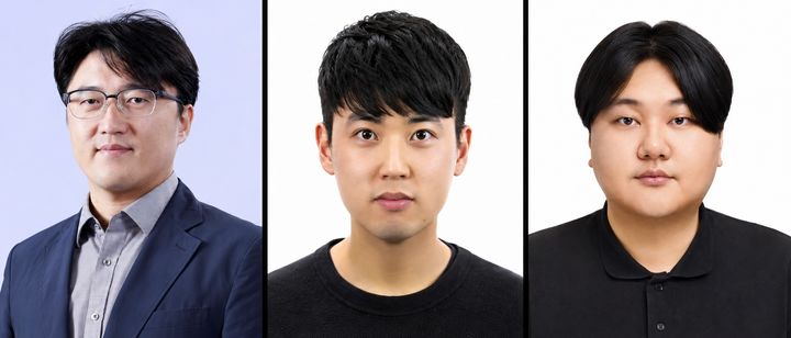 [서울=뉴시스] (왼쪽부터) 한양대 기계공학부 김학성 교수, 김유권 연구원, 유동훈 연구원. (사진=한양대 제공) 2026.06.15. photo@newsis.com *재판매 및 DB 금지
