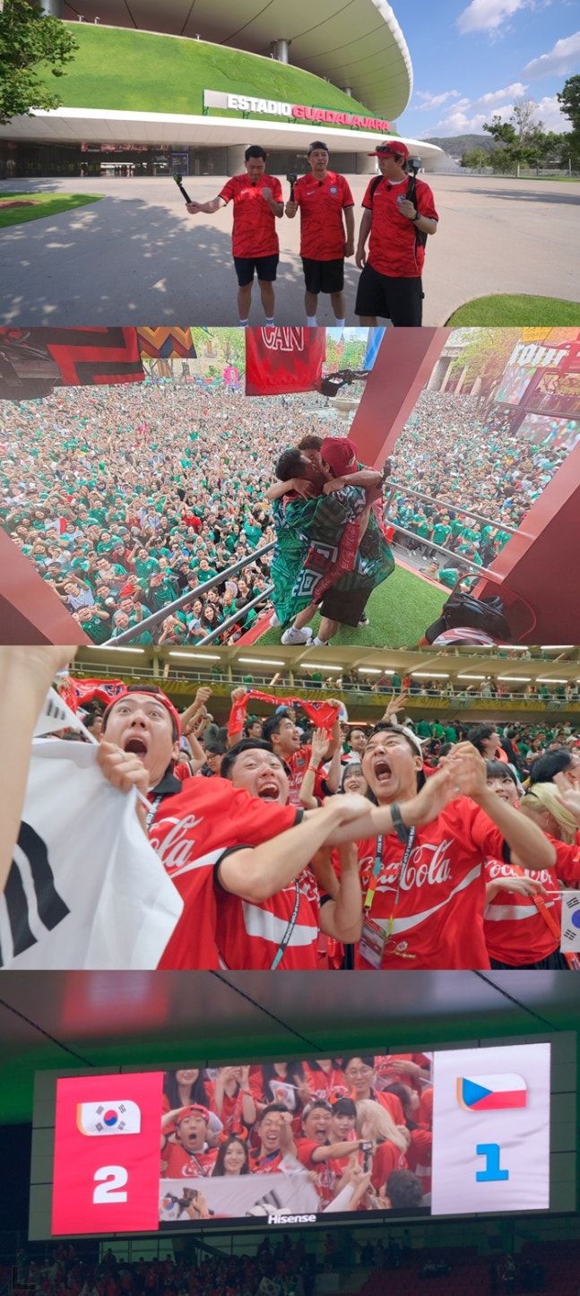 [서울=뉴시스] 22일 오후 8시50분 방송되는 JTBC 예능물 '톡파원 25시'에서는 대한민국의 2026 FIFA 북중미 월드컵 조별리그 A조 체코전 현장이 그려진다. (사진=JTBC) 2026.06.16. photo@newsis.com *재판매 및 DB 금지