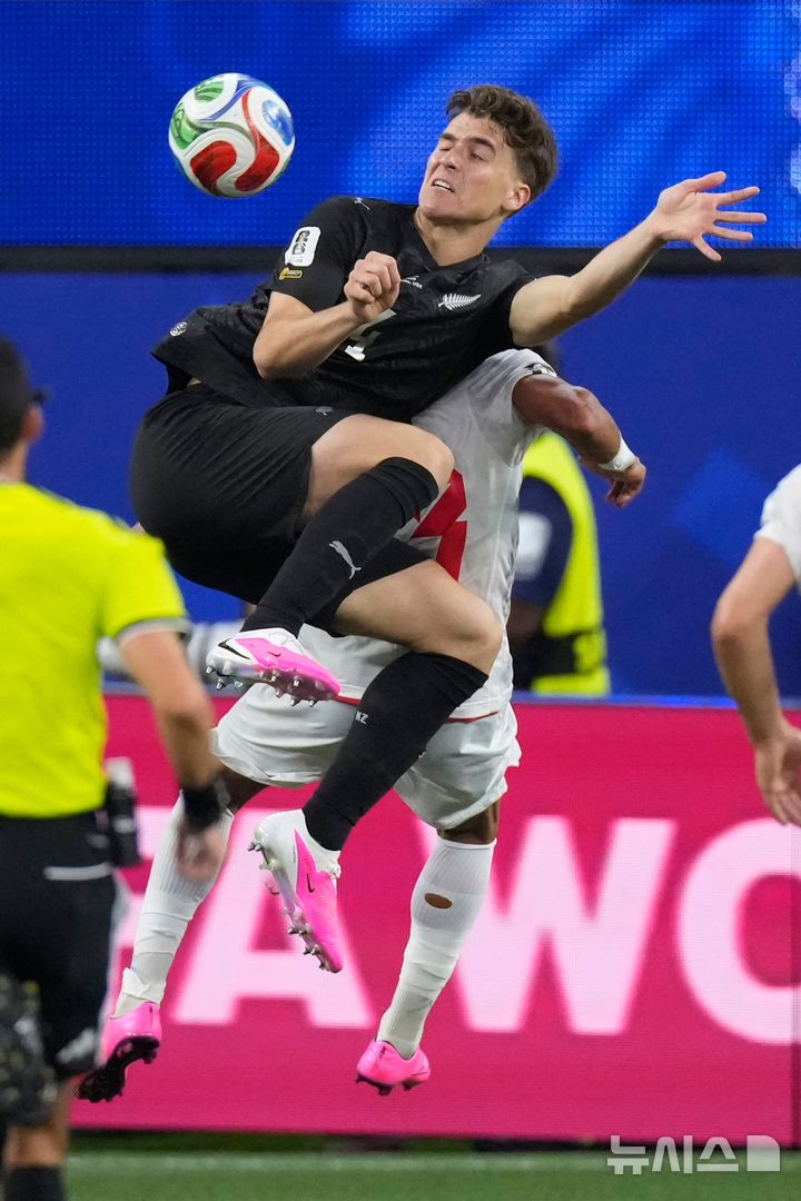 [잉글우드=AP/뉴시스] 뉴질랜드 축구 대표팀의 타일러 빈던. 2026.06.16