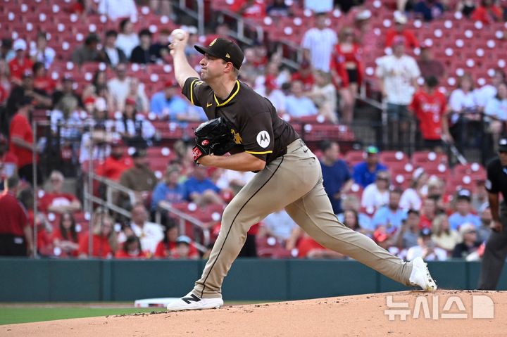 [세인트루이스=AP/뉴시스] 메이저리그(MLB) 샌디에이고 파드리스의 마이클 킹. 2026.06.17