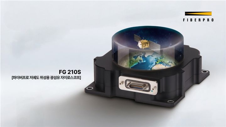 '제2차 우주신기술'로 지정된 파이버프로의 저궤도 위성용 광섬유 자이로. (사진=우주항공청 제공) *재판매 및 DB 금지