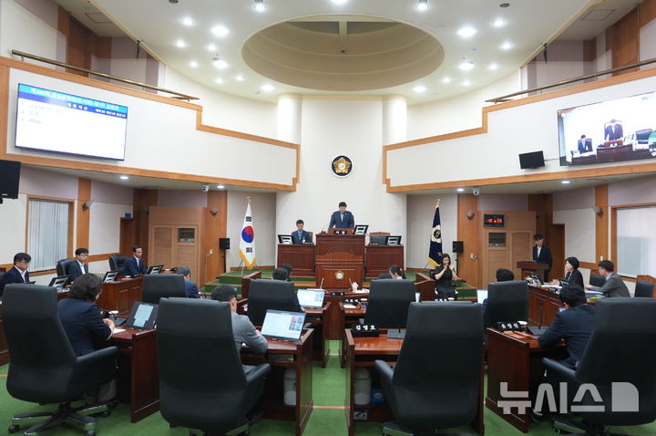 [음성=뉴시스] 9대 음성군의회 임시회