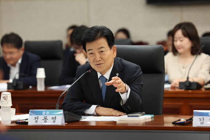 정동영 통일부 장관이 17일 오전 서울 남북회담본부에서 '한반도 평화전략 자문단' 제4차 회의에서 발언하고 있다. (사진=통일부 제공) 2026.06.17. *재판매 및 DB 금지