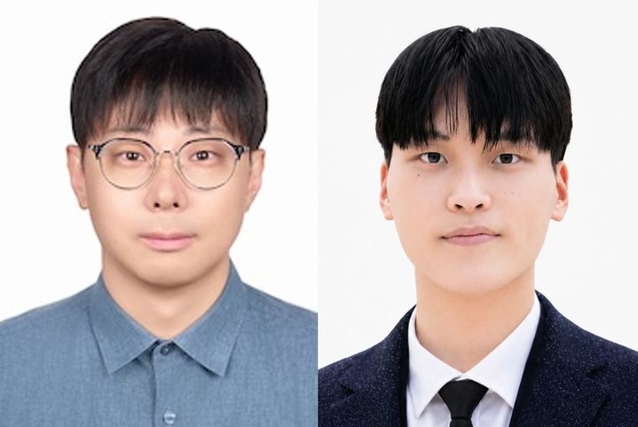 [울산=뉴시스] 울산과학기술원(UNIST) 김태환 교수(좌측)와 최찬혁 연구원 (사진=UNIST 제공) 2026.06.18. photo@newsis.com *재판매 및 DB 금지