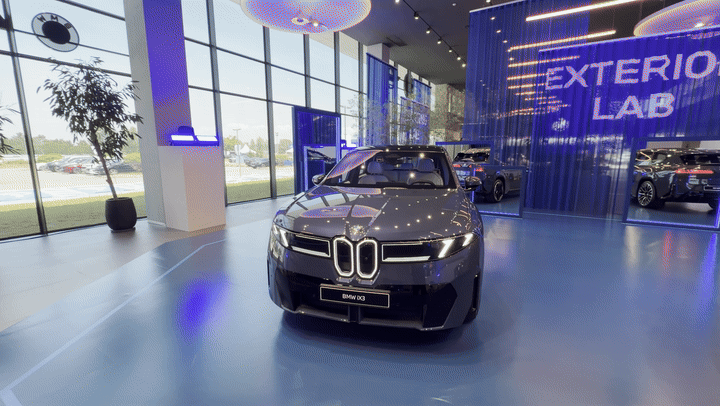 [인천=뉴시스] 김민성 기자 = 인천 중구 BMW 드라이빙센터에 전시된 더 뉴 BMW iX3 외관 모습. 2026.06.18. kms@newsis.com. *재판매 및 DB 금지