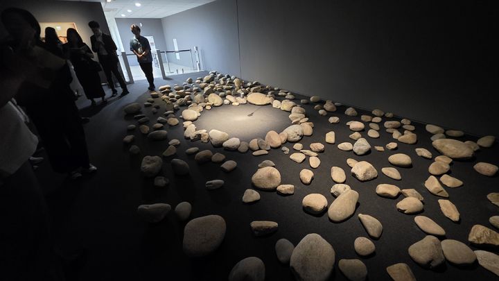 [사진=박현주 미술전문기자] 박현기 박현기, '무제' 1983, 혼합재료, 가변크기. 유족 소장. *재판매 및 DB 금지
