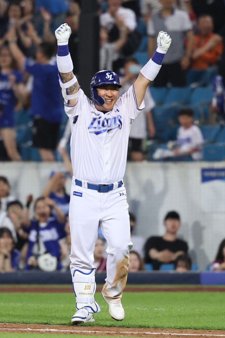 [서울=뉴시스] 프로야구 삼성 라이온즈의 최형우. (사진= 삼성 라이온즈 제공) *재판매 및 DB 금지