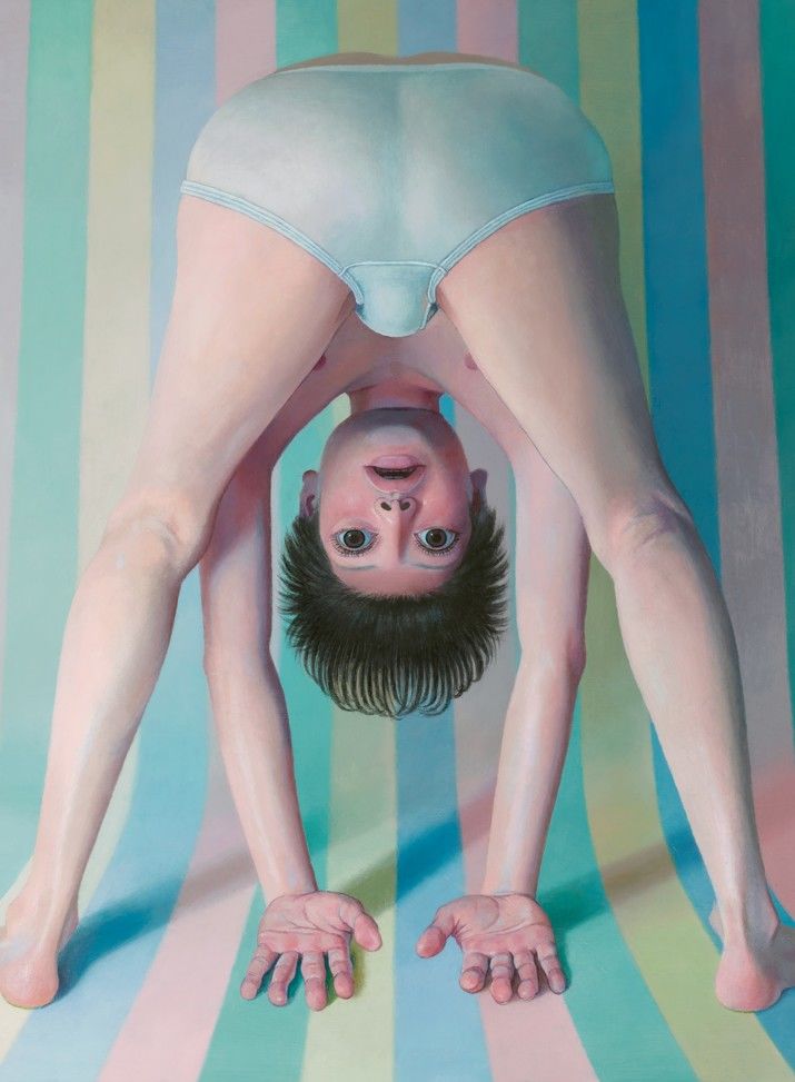 Peep out from under the crotch, 2025, Oil on canvas, 130.3 × 97 cm *재판매 및 DB 금지