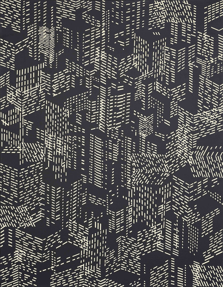 A City Without Shadows_하나의 도시_03, painted medium collage, acrylic on canvas, 116.8x91cm, 2026 *재판매 및 DB 금지