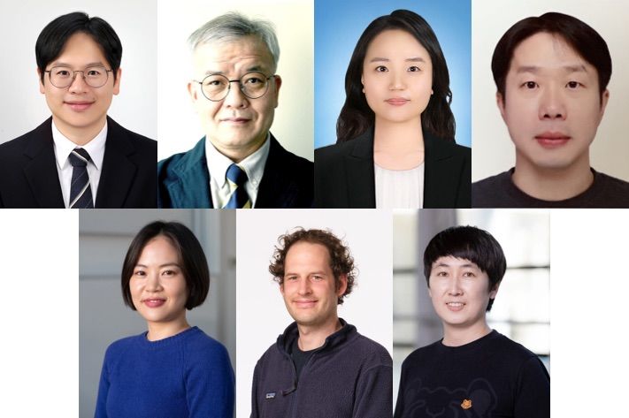 [서울=뉴시스] (윗줄 왼쪽부터) 건국대 김준영·김형주·김혜민·금창준 교수, (아랫줄 왼쪽부터) 임페리얼 칼리지 런던 김장아·에드리안 네이저(Adrian Najer)·리윤 마(Liyun Ma) 교수. (사진=건국대 제공) 2026.06.19. photo@newsis.com *재판매 및 DB 금지