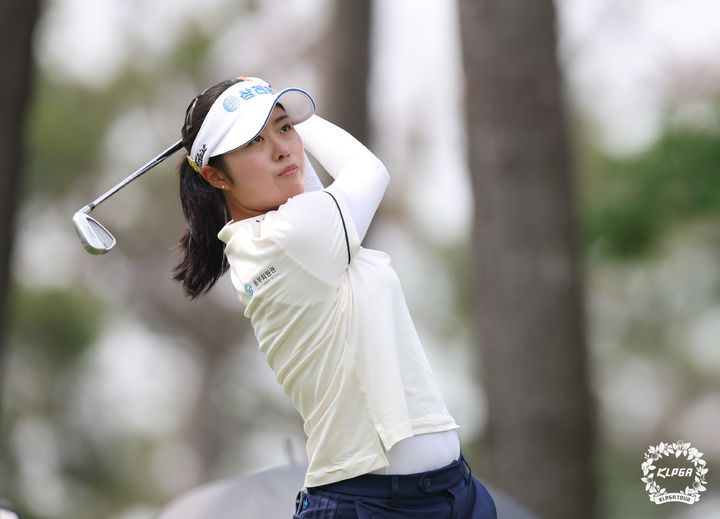 [서울=뉴시스] 한국여자프로골프(KLPGA) 투어 인카금융 더 헤븐 마스터즈 첫날 공동 선두에 오른 서교림. (사진=KLPGA 제공) 2026.06.19. *재판매 및 DB 금지