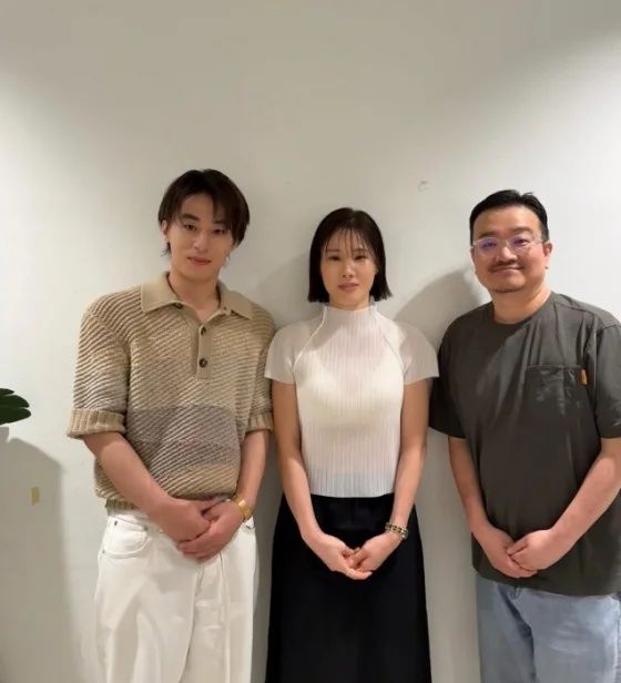 [서울=뉴시스]배우 구교환(왼쪽부터)과 이옥섭 감독, 연상호 감독(사진=SNS 캡처) 2026.06.20. photo@newsis.com *재판매 및 DB 금지
