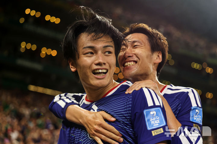 [과델루페=AP/뉴시스] 일본 남자 축구 대표팀의 우에다 아야세. 2026.06.20.