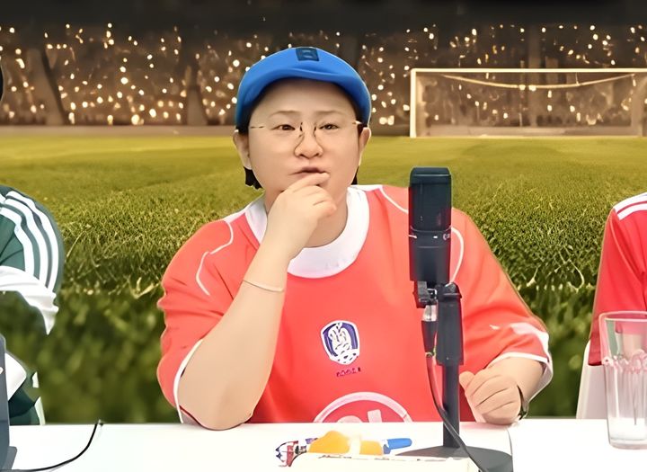 [서울=뉴시스] 코미디언 김신영이 지난 19일 유튜브 채널 '달수네라이브'에 출연해 박문성 해설위원과 함께 멕시코전을 시청했다. (사진=유튜브 채널 '달수네라이브' 화면 캡처) 2026.06.21.photo@newsis.com *재판매 및 DB 금지