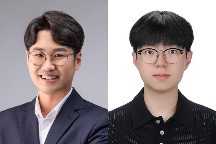 [울산=뉴시스] 김명수 교수(좌측), 손주호 연구원(사진=UNIST 제공) photo@newsis.com *재판매 및 DB 금지