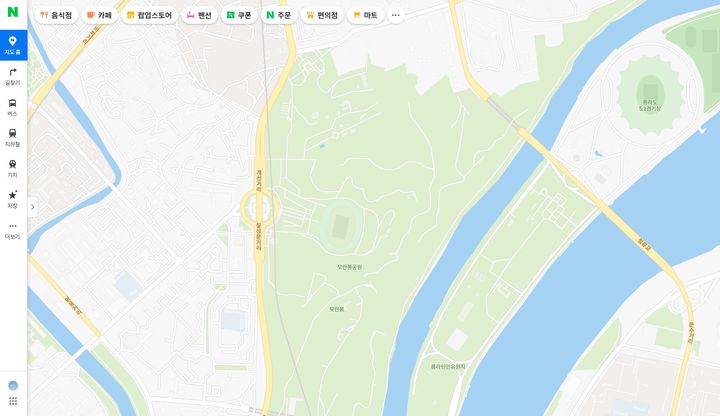 [서울=뉴시스] 네이버 지도는 2013년부터 오픈스트리트맵(OSM) 기반 북한 지도를 제공하고 있다. 2026.06.22. (사진=네이버 지도 캡처) *재판매 및 DB 금지