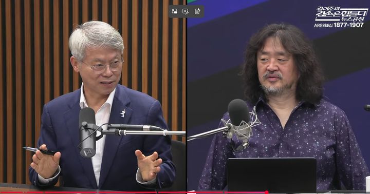김어준 뉴스공장에 출연한 민형배 당선인. (사진=뉴스공장 갈무리) *재판매 및 DB 금지