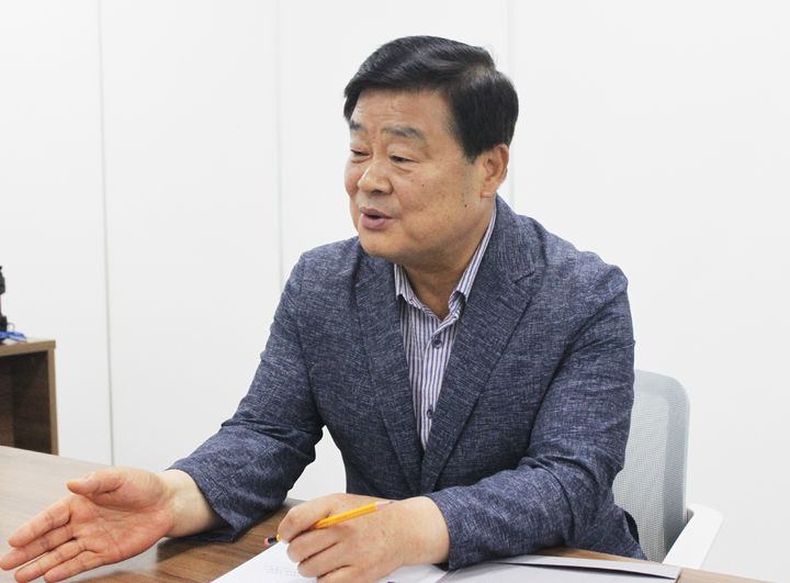 [홍성=뉴시스] 최영민 기자=이병도 충남교육감 당선인. 2026.06.23 ymchoi@newsis.com *재판매 및 DB 금지